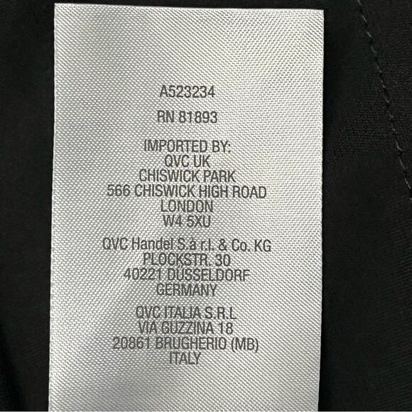 DENNIS by DENNIS BASSO Italia Knit Front Button Cardigan W/Animal Print Hem Med - Picture 8 of 8